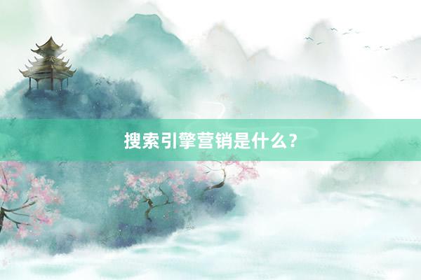 搜索引擎营销是什么？